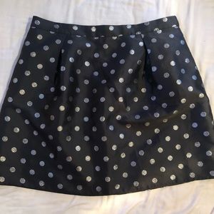 J. Crew Polka Dot Circle Skirt